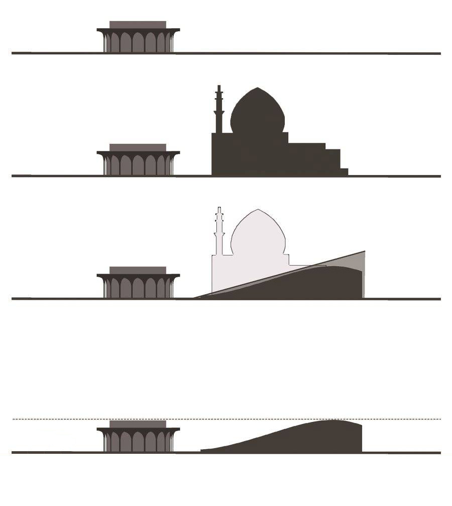 پلان مسجد ولیعصر تهران